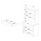 Baxton Studio Agni Modern and Contemporary Oak Brown Finished Wood Buffet and Hutch Kitchen Cabinet 189-11985-ZORO - alternate 9